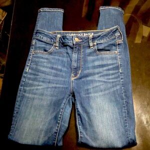 American Eagle Super Stretch High-Rise Jegging, Size 4 Long